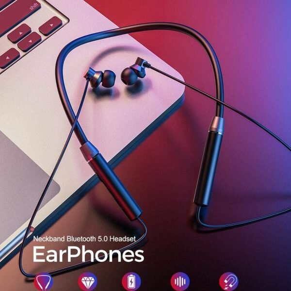 Lenovo He05 Wireless Bluetooth 5.0 Neckband Earbuds Sports Waterproof Headset Hi-fi Sound Bass In-ear Earphone Magnetic