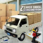 Remote Control Cargo Truck With Light & USB Charger For Kids