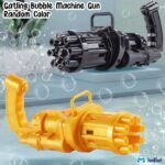 Bubble Gun With Box Plastic Electric Bubble Gum Machine Children - Image 4