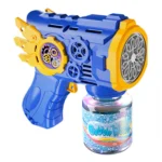 Flying Armor Bazooka Bubble Gun for Kids | Bubble Machine bottle fitting | Bazooka Style Bubble Maker Toy | Bulbulay Bubble Machine for Children Automatic Bubble Gun for Kids | Bubble Machine with 36 & 8 Hole Settings - Image 5
