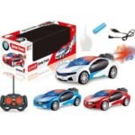 New Cool 3D Lighting Smoke Spray RC Car for Kids - Rechargeable Remote Control Toy Vehicle with 4-Wheel Drive and Active Smoke Button