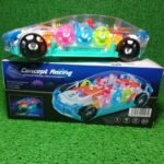 Concept Racing Educational Transparent Car With Flash Light